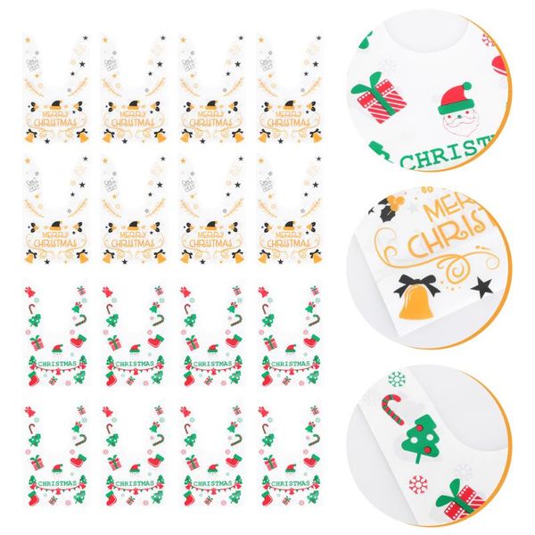

gift wrap 100pcs christmas bags wrapping set party favor accessories