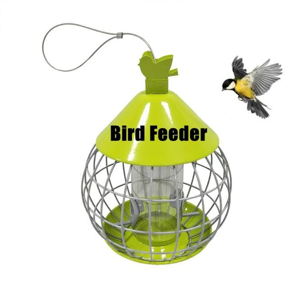 

other bird supplies outdoor feeder hanging feeding cage anti squirrel garden park feed iron pet