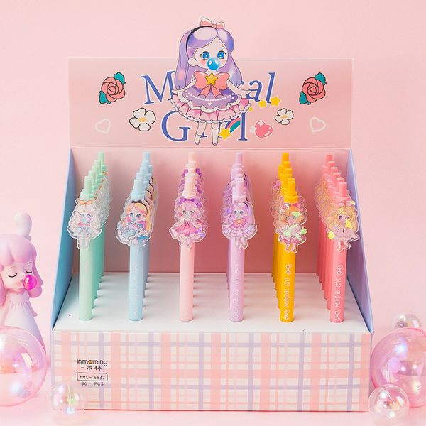 

mulin a acrylic patch magic girl bubble prs neutral pen ins cute cartoon 0.5 black