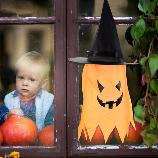 

party hats halloween witch hat decorative pendant festival luminous layout prop
