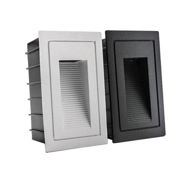 

outdoor wall lamps 2w ip65 waterproof led stair step footlight embedded corner lamp garden pathway villa staircase light