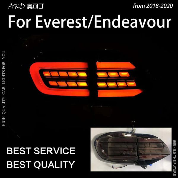

other lighting system akd car styling tail lamp for everest led light 2021 endeavour rear drl dynamic signal auto accessories