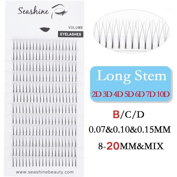 

seashine 12 lines premade volume fans 3d/4d/5d/6d lash russian eyelash extensions pre made extension faux mink1