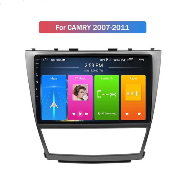 2din Auto Electronics Car DVD Player Radio MP5 10 polegadas Autoradio Touch Screen Estéreo para Toyota Camry 2007-2011