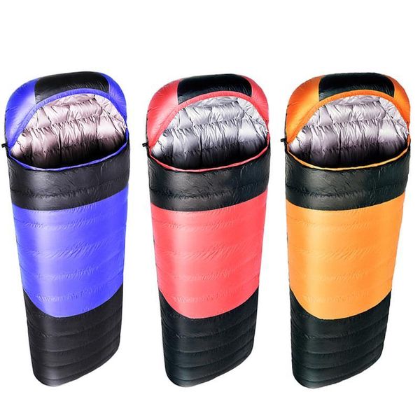 

sleeping bags bag filled with 1800g thick duck down stitch autumn and winter keep warm envelope soft white liner comfort
