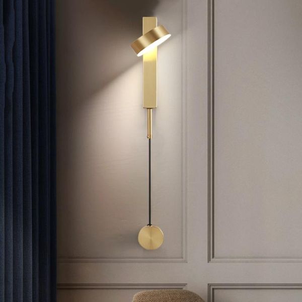 

wall lamp dimmable bedroom bedside reading light creative personality nordic rotating el restuarant aisle