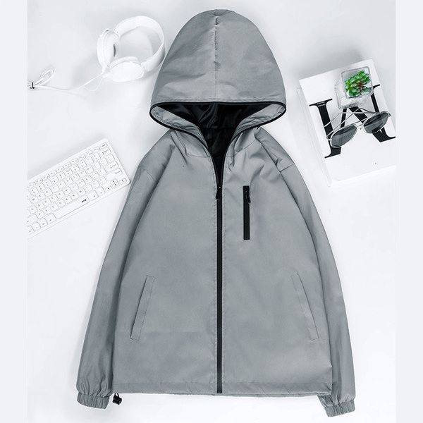 

men's jackets mens women jackets good qualitng 100% cotton long sleeve zipper casual slim asian size regular natural color uiujd r pm6w, Black;brown