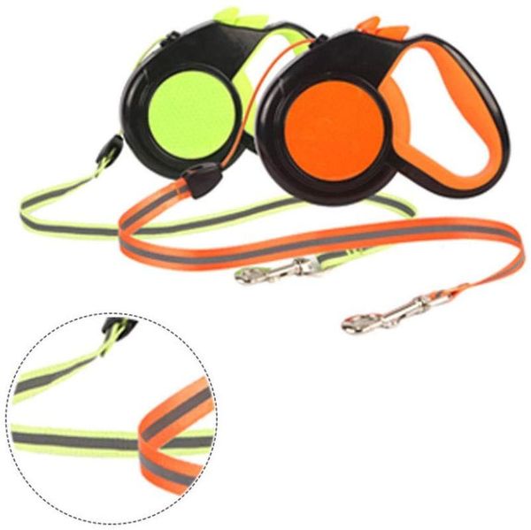 

dog collars & leashes 8m automatic traction rope pet outdoor harnesses