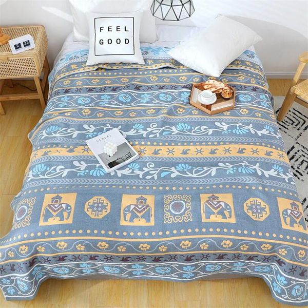 

blankets 32 styles muslin cotton blanket for beds 5 layers bedspread home textile office nap sleeping bed