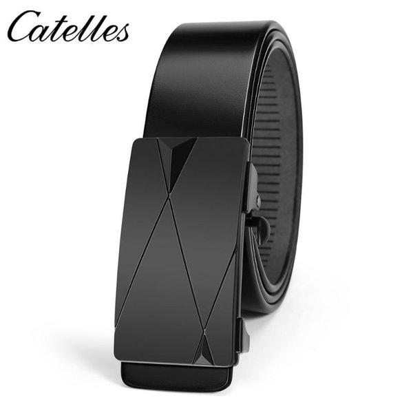 

belts 2021 for men genuine leather cowskin black belt automatic buckle male, Black;brown
