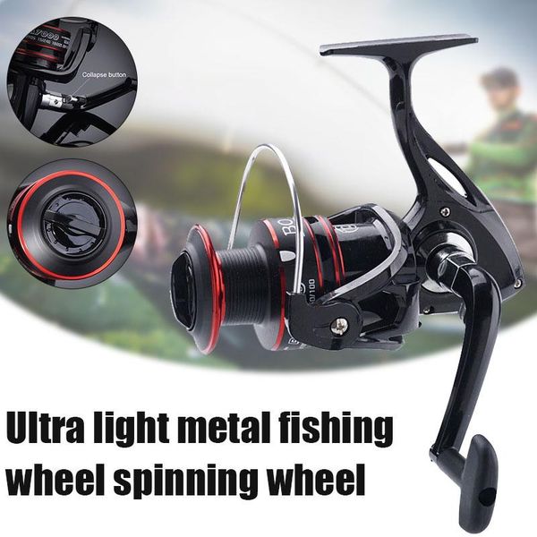 

metal spin fishing reels light weight ultra smooth powerful rock sea reel ed889 baitcasting