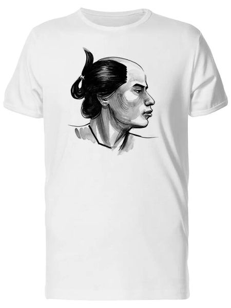

Ancient Samurai Warrior Sketch Men's Tee -Image by Shutterstock, White;black