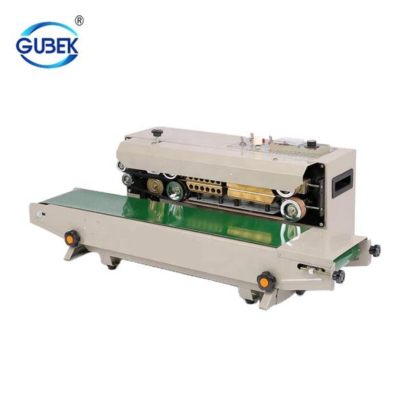 

vacuum food sealing machine fr900 horizontal heat pp pe aluminum foil bag sealer automatic continuous band