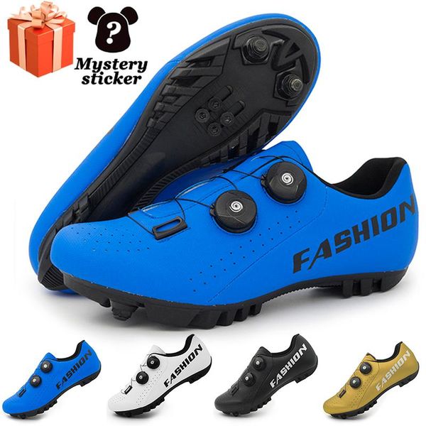 

men's cycling shoes outdoor professional mountain bike sports sapatilha ciclismo road footwear, Black