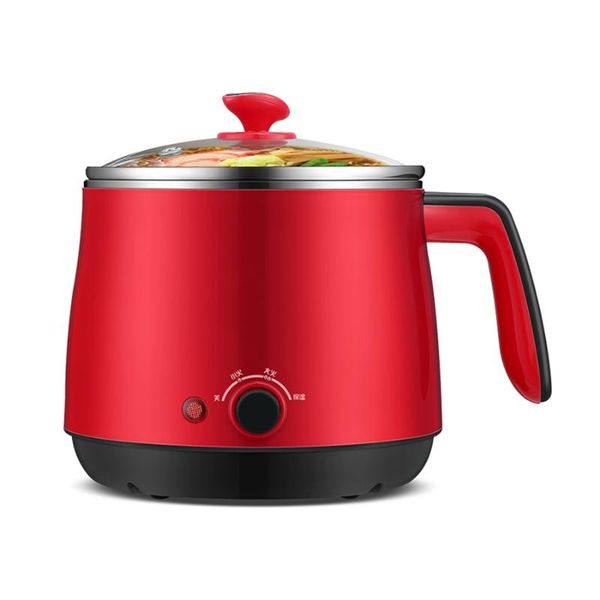 

multi-function electric cooker 1.5l cooking household mini power pot small skillets