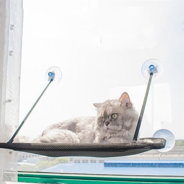 

cat beds & furniture window mounted hammock bed pet seat super suction cup hanging lounger soft warm for cats small dogs rabbits