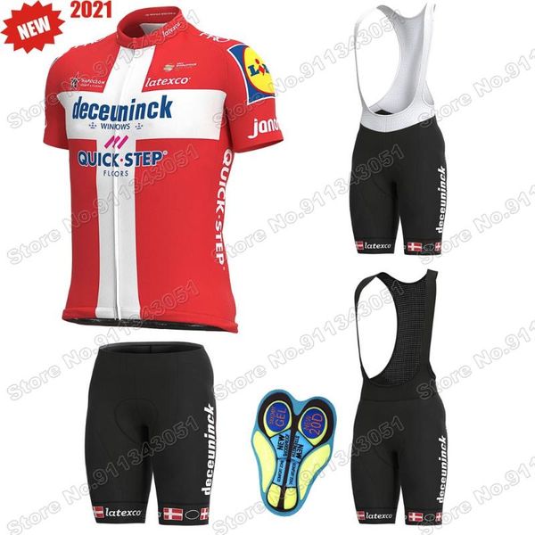 

men's quick step 2021 team danish cycling jersey set clothing race bike bib shorts suit mtb bicycle summer maillot culotte racing sets, Black;blue