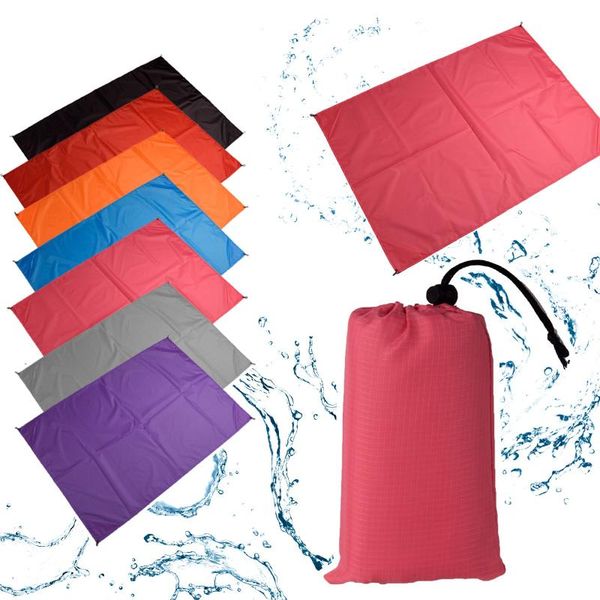 

outdoor pads 140x150cm nature hike picnic mat lightweight waterproof floor mini folding beach with storage bag camping equipment#40