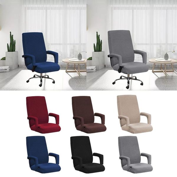 

home office computer chair universal full stretchable rotate seat covers