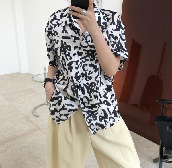 

woman street-style viscose shirt women's suits & blazers, White;black