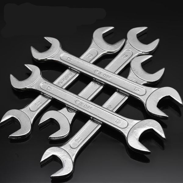 

hand tools universal open end wrench 6mm-41mm double headed spanner multi-function high carbon steel tool for drive shaft machine repair