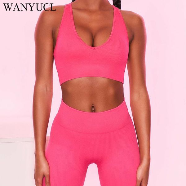 

yoga outfit woman seamless set sports bra+high waist shorts workout sportswear lady sport suit gym exercise clothing