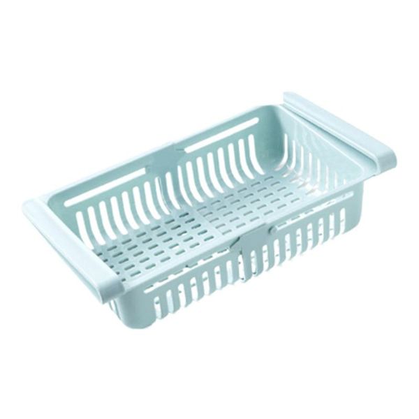 

storage bottles & jars pull-out refrigerator basket pp material cool compartment rack stretch design save space