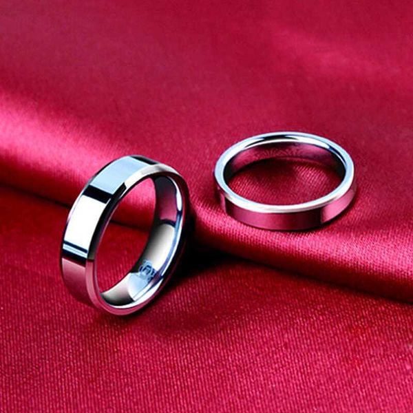 

cluster rings 4mm 6mm 8mm bright polish gold titanium ring for men and women couple, Golden;silver