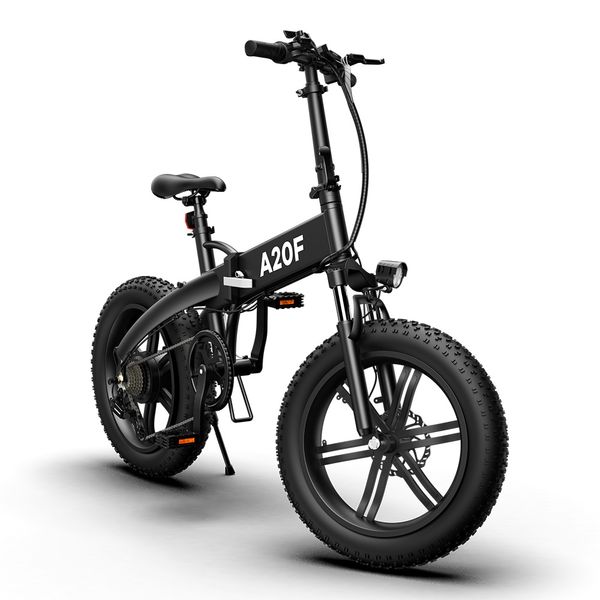 

[eu stock] ado electric bike 500w a20f 20 inches fat tire brushless motor foldable bicycle 36v 10.4ah lithium ion battery ebike