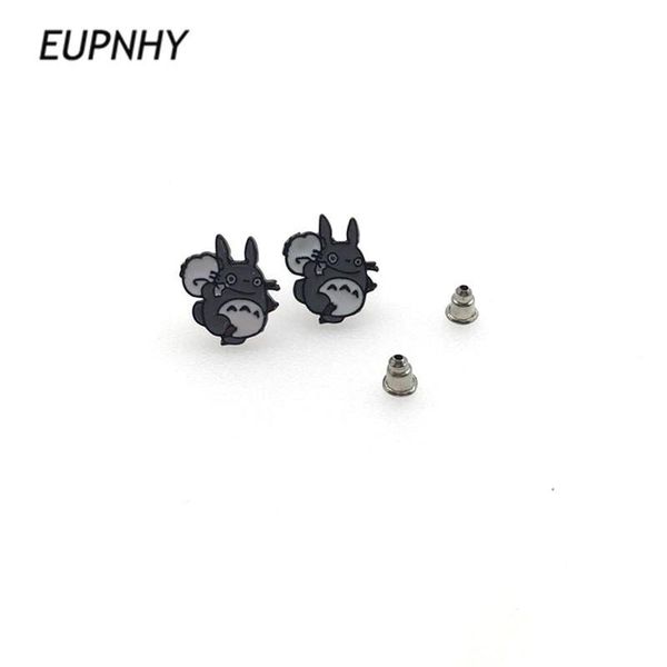 

stud eupnhy 1pair my neighbor totoro earring women girls cartoon jewelry, Golden;silver