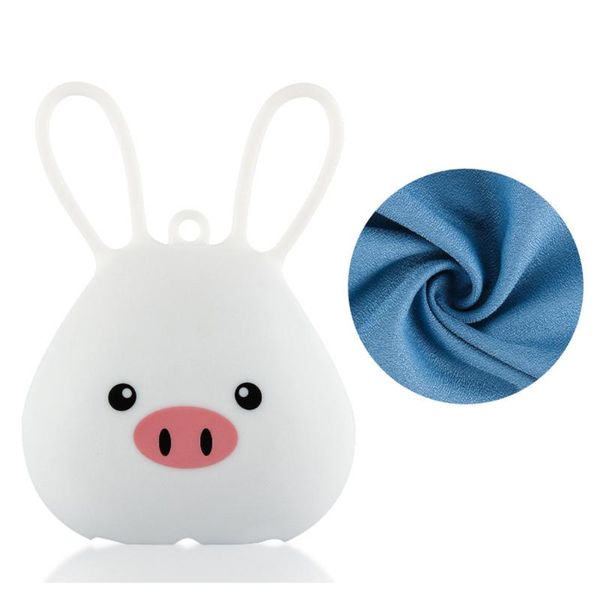 

elbow & knee pads quick-drying microfiber travel towel sweat absorbent with silicone bag for beach swimming backpacking, Black;gray