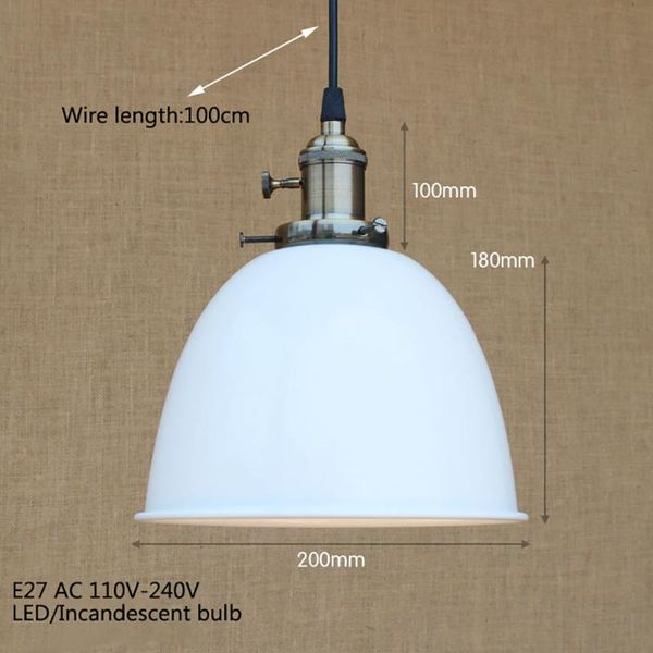 

pendant lamps 4 color loft modern industrial hanging lamp vintage e27 led lights with switch for kitchen bar coffee light fixtures