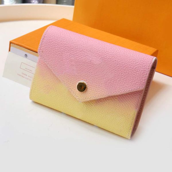 

classic 2021 luxurys designers short wallets women and men real leather coin purse letter card holders mens womens wallet with box size 12x9, Red;black