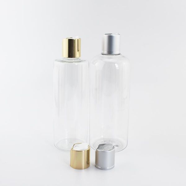 

storage bottles & jars 300ml / 400ml x 12 transparent plastic containers for liquid soap skin care products refillable pet bottle withalumin