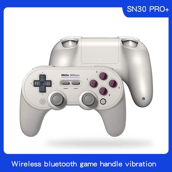 

game controllers & joysticks sn30 pro+wireless bluetooth grip handle controller vibration gamepad for pc computer android switc