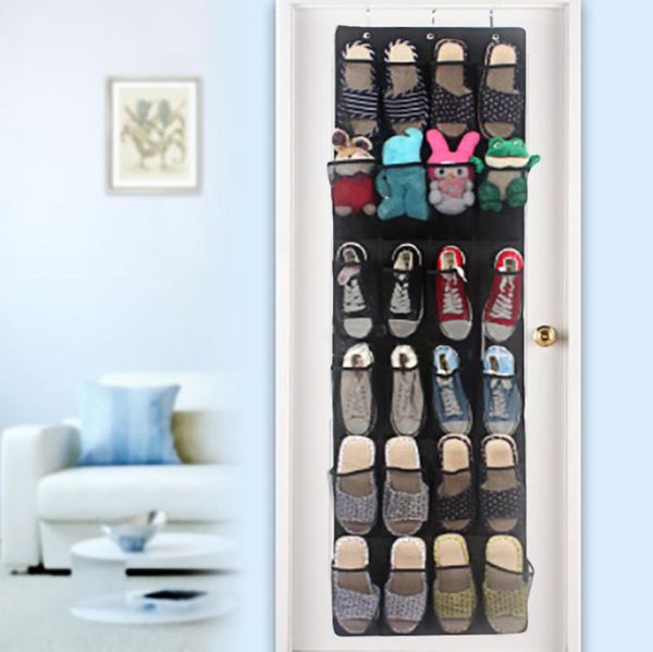 

clothing & wardrobe storage 1pc 24 pocket multifunction hanging bag shoe space door organizer rack wall closet home holder #p1