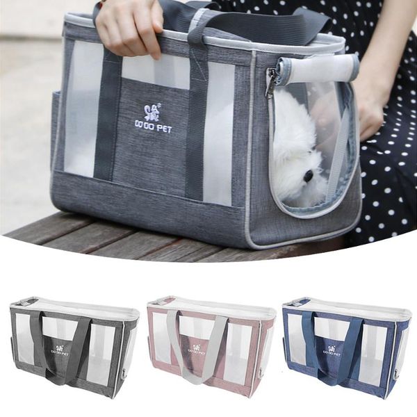 

dog car seat covers portable pet carriers breathable foldable bag cat backpack bags outgoing travel transport pets handbag for cats small