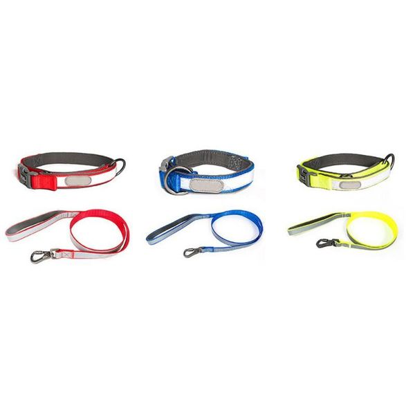 

dog collars & leashes collar pet products reflective full neck traction set