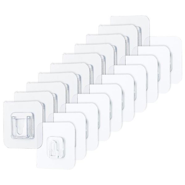 

hooks & rails 10pcs wall mounted holder strong adhesive hanger punch-hanging hook for home bathroom