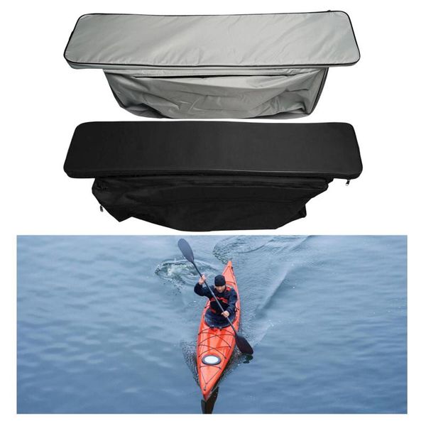 

rafts/inflatable boats kayak storage bag waterproof travel package seat accessories, full circle zipper and cushion design for easy