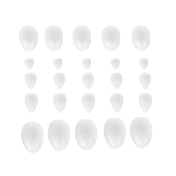 

party decoration 50pcs diy egg shape models painting water drop model
