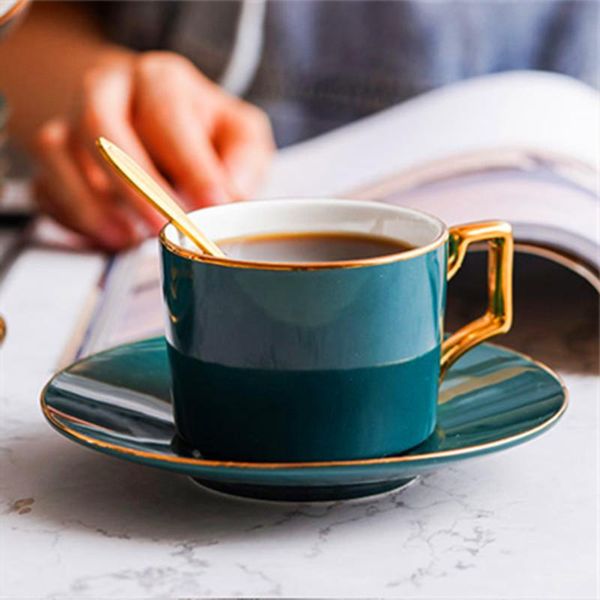 

coffee cup set european ceramic home english afternoon tea latte american mug mugs