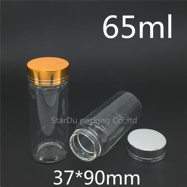 

12pcs 37*90mm 65ml high-quality screw neck glass bottle for vinegar or alcohol,carft/storage candy bottles storage & jars
