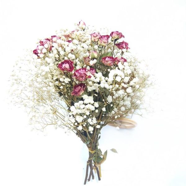 

decorative flowers & wreaths dried natural rose romantic bubble small fresh bouquet in northern europe wind home furnishing decoration