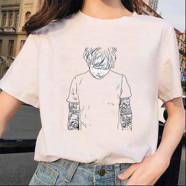 

harajuku music lovers tshirts funny womens t shirts short sleeves cute kawaii tees fashion clothes, White