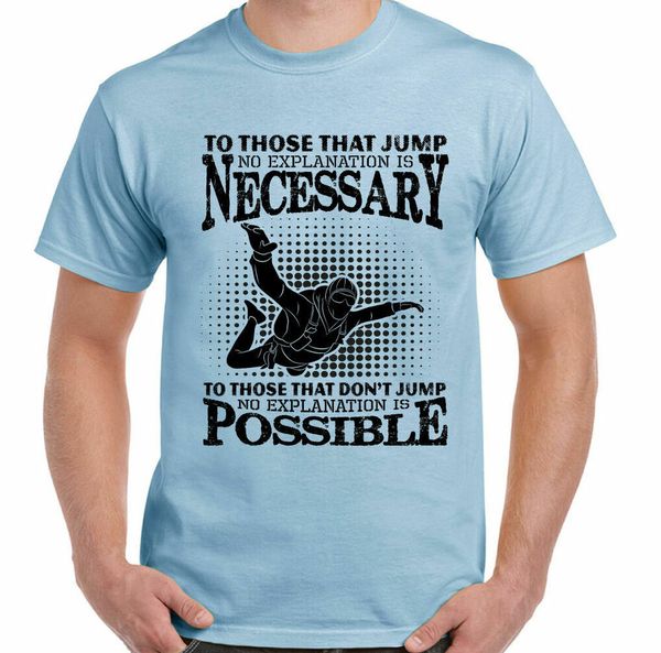 

skydiving t-shirt the jump mens funny parachute stimulates free, White;black