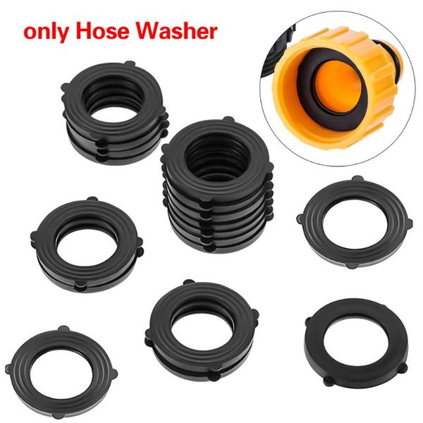 

watering equipments 100pcs heavy duty fittings seals hose washer with tabs o rings water faucet leakproof durable rubber practical for garde
