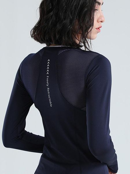 

yoga outfit plus size long sleeve shirt women sport crop 2021 fashion casual gym