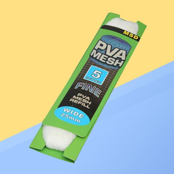 

fishing accessories pva mesh net water dissolving refill baits stocking bag universal fish tackle for baiting (500 x 2.5cm)