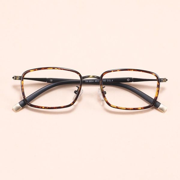 

retro large box ultra light tr90 myopia frame korean men's and women's optical wholesale glasses fashion sunglasses frames, Black